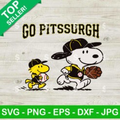 Go Pittsburgh Pirates Snoopy SVG