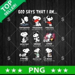 Snoopy God SaysThat I am PNG