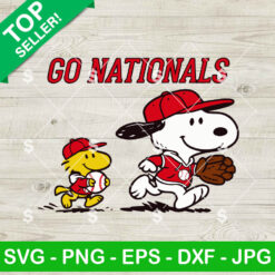 Go Nationals Snoopy Baseball SVG