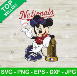Washington Nationals Mickey SVG