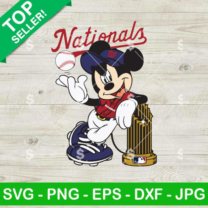 Washington Nationals Mickey SVG