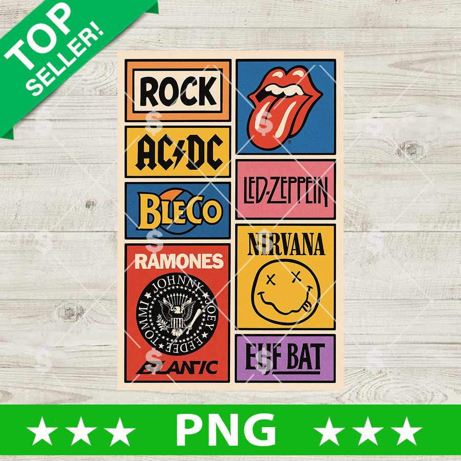 Rock Band Music Logo PNG