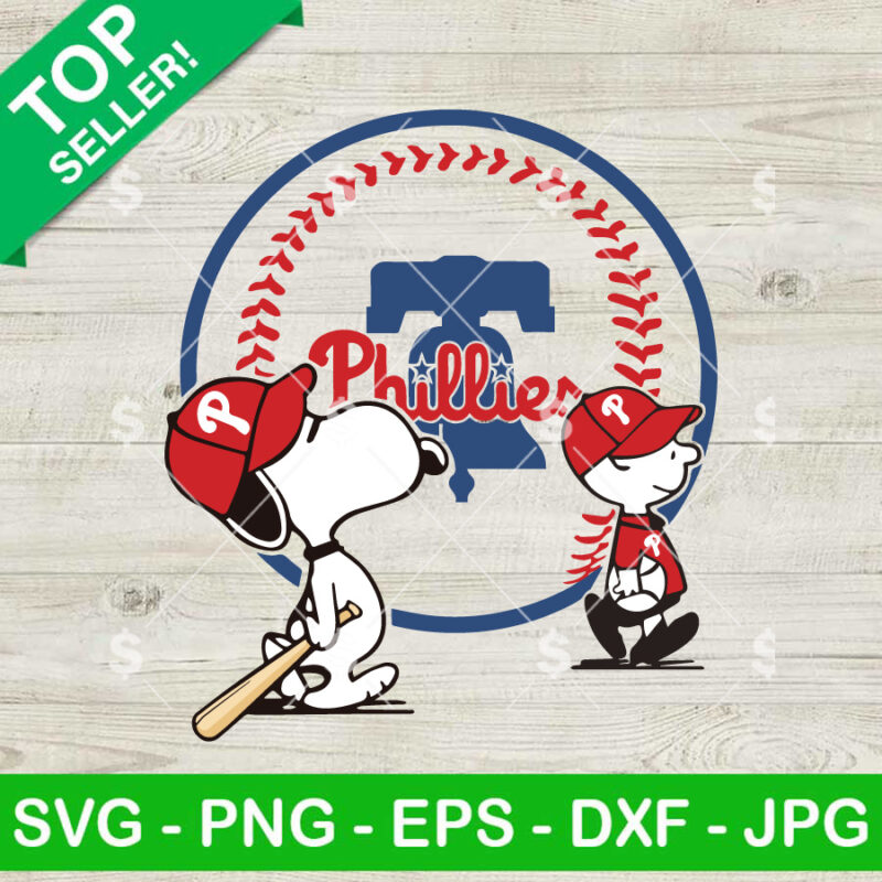 Snoopy Philadelphia Phillies SVG