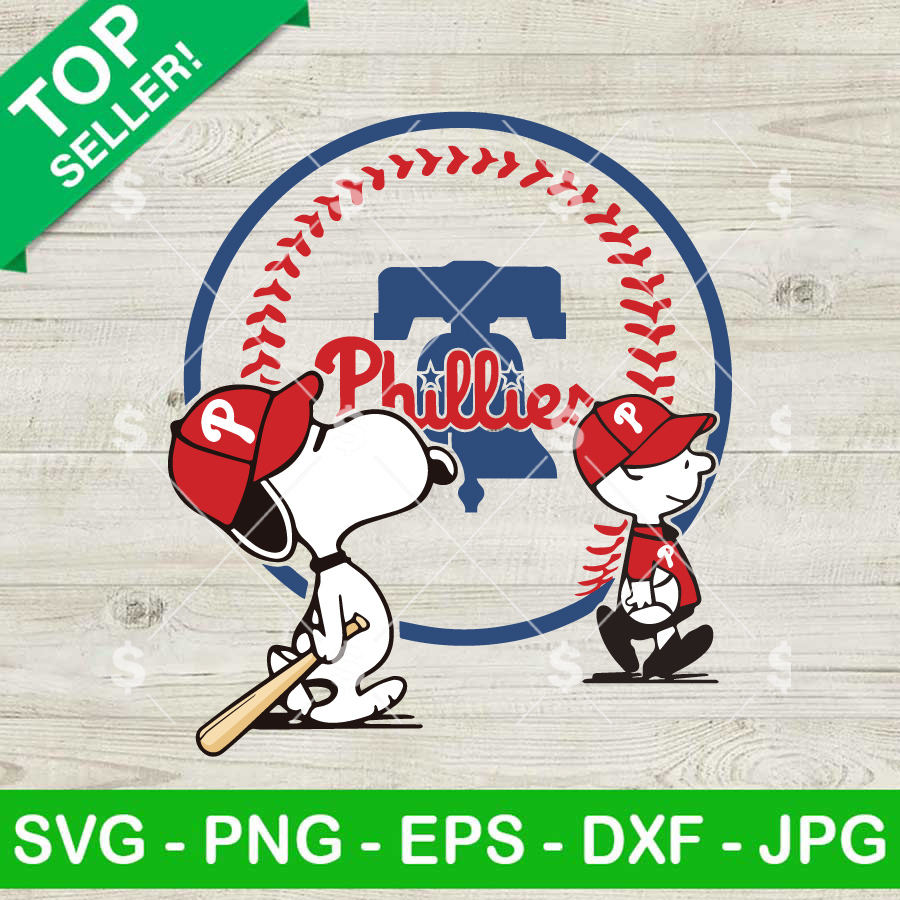 Snoopy Philadelphia Phillies SVG