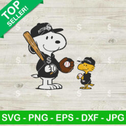 Snoopy Pittsburgh Pirates Baseball SVG