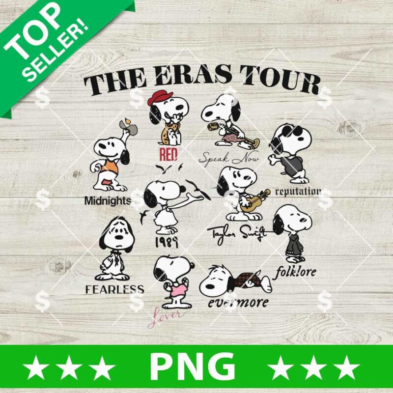 The Eras Tour Snoopy PNG