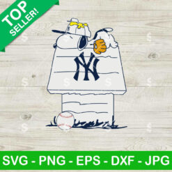 Snoopy New York Yankees SVG