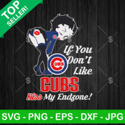 Betty Boop Chicago Cubs SVG