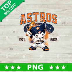 Kuromi Houston Astros MLB PNG