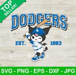 Kuromi LA Dodgers SVG