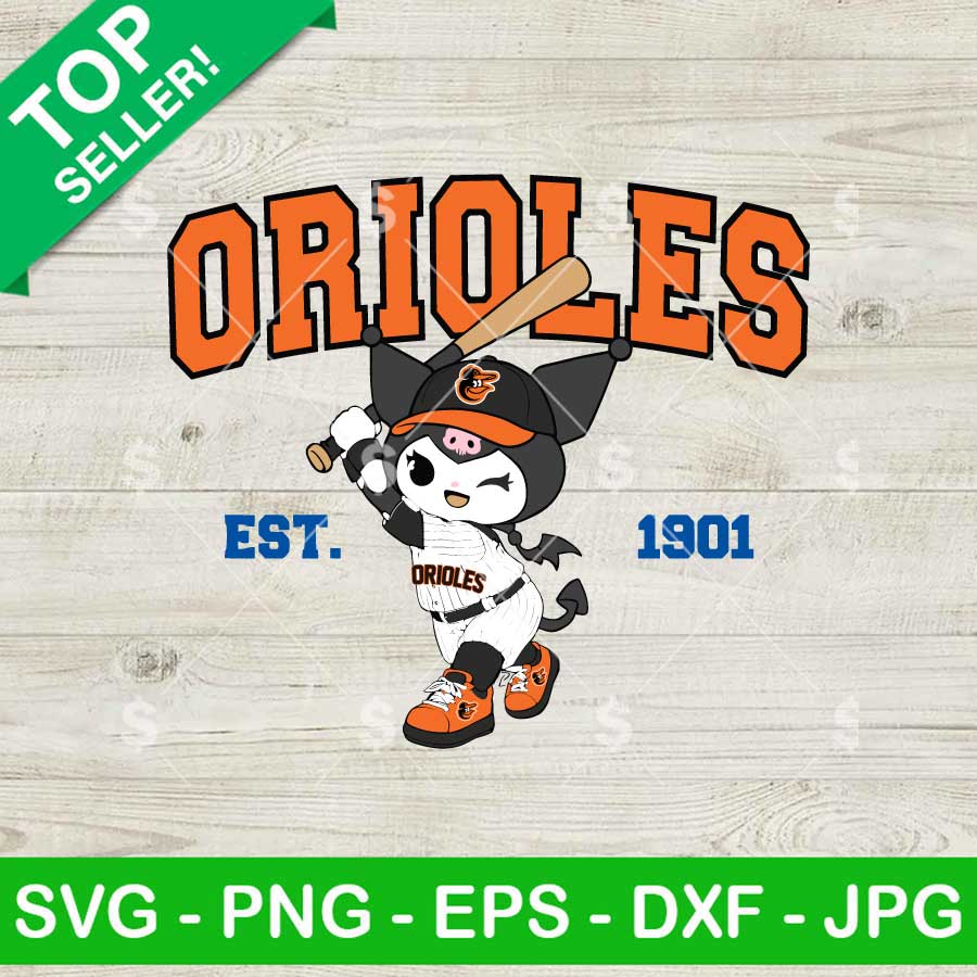 Kuromi Orioles SVG