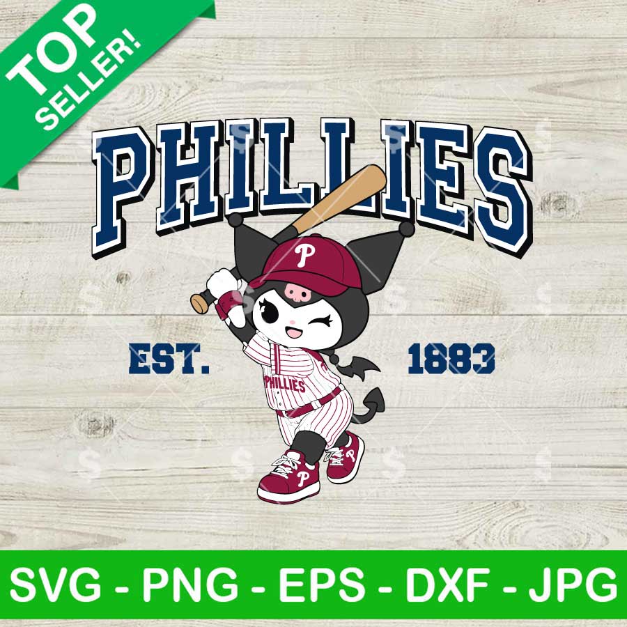 Kuromi Phillies MLB SVG