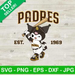 Kuromi San Diego Padres SVG