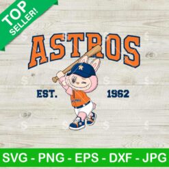 Labubu Houston Astros SVG