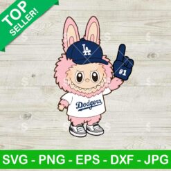 Labubu LA Dodgers SVG