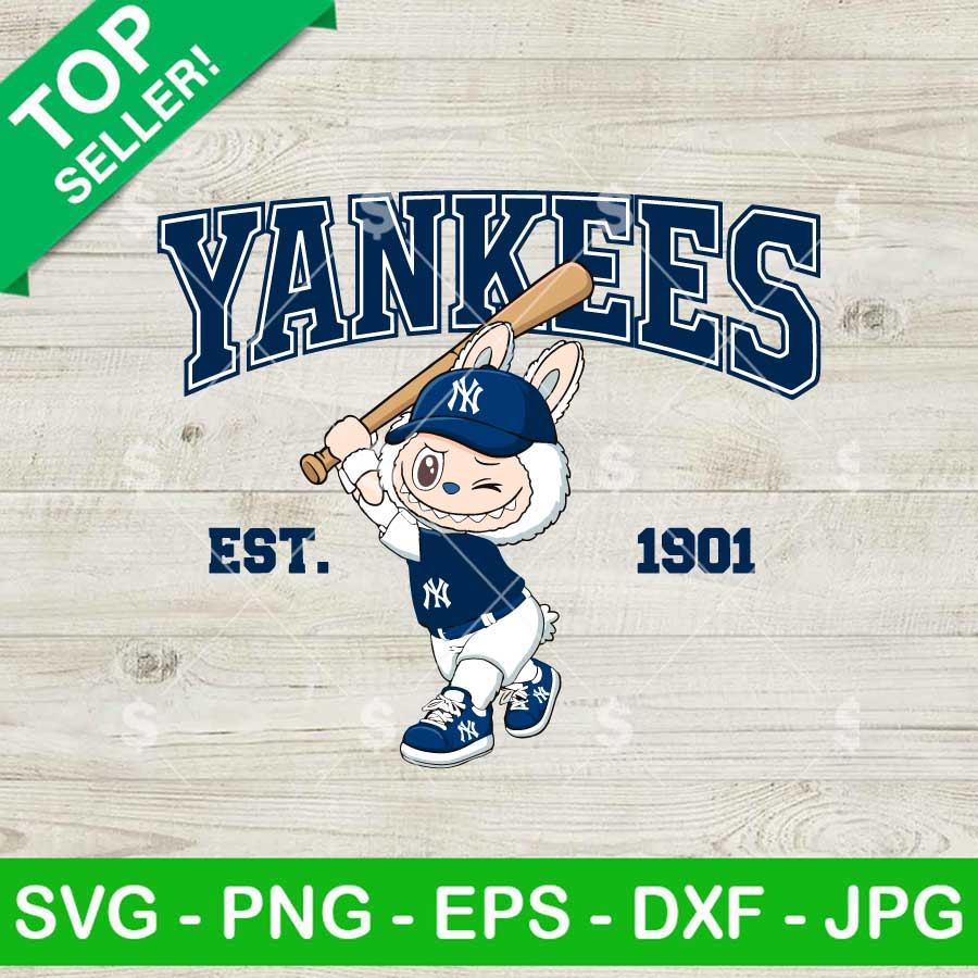 Labubu Ny Yankees SVG
