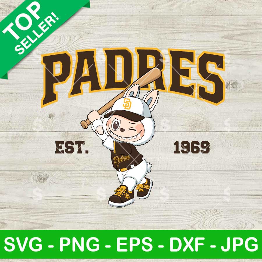 Labubu Padres SVG
