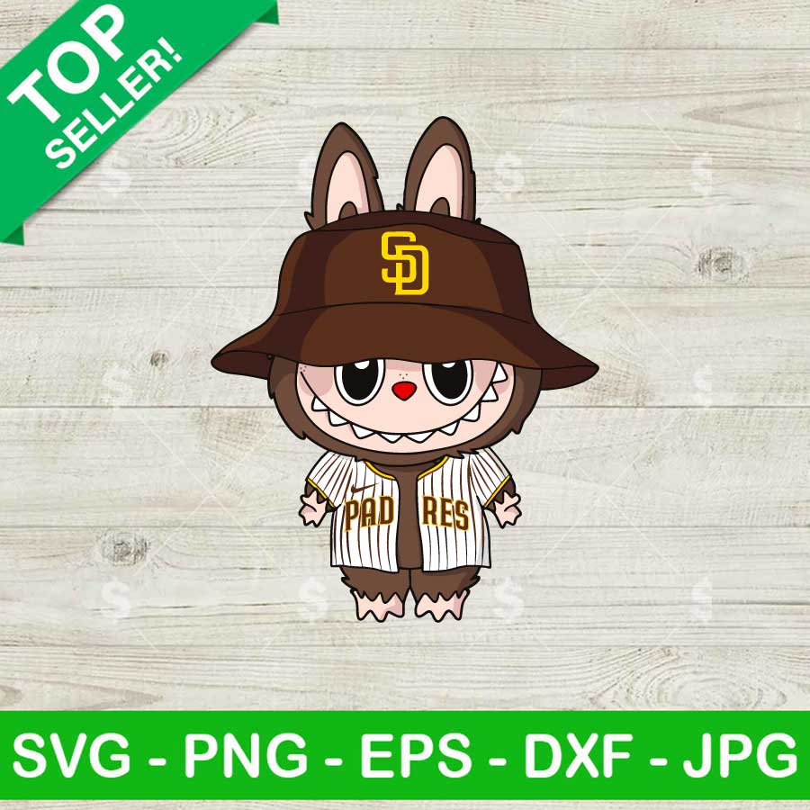 Labubu San Diego Padres SVG