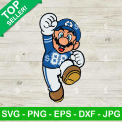 Super Mario Dallas Cowboys SVG