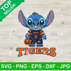 Stitch Chucky Detroit Tigers Baseball SVG