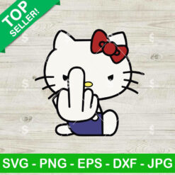 Hello Kitty Fuck Hand SVG