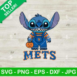 Stitch Chucky New York Mets Baseball SVG