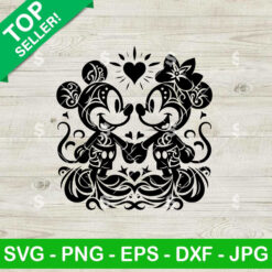 Mickey and Minnie Couple SVG