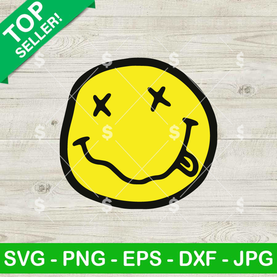 Nirvana Smiley Face Logo SVG