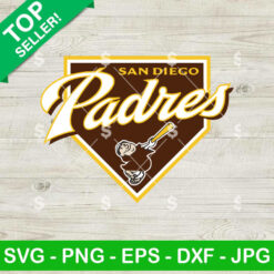 San Diego Padres Vintage Logo SVG