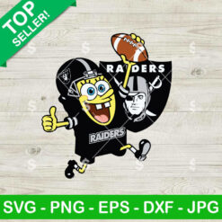 SpongeBob SquarePants Raiders Football SVG