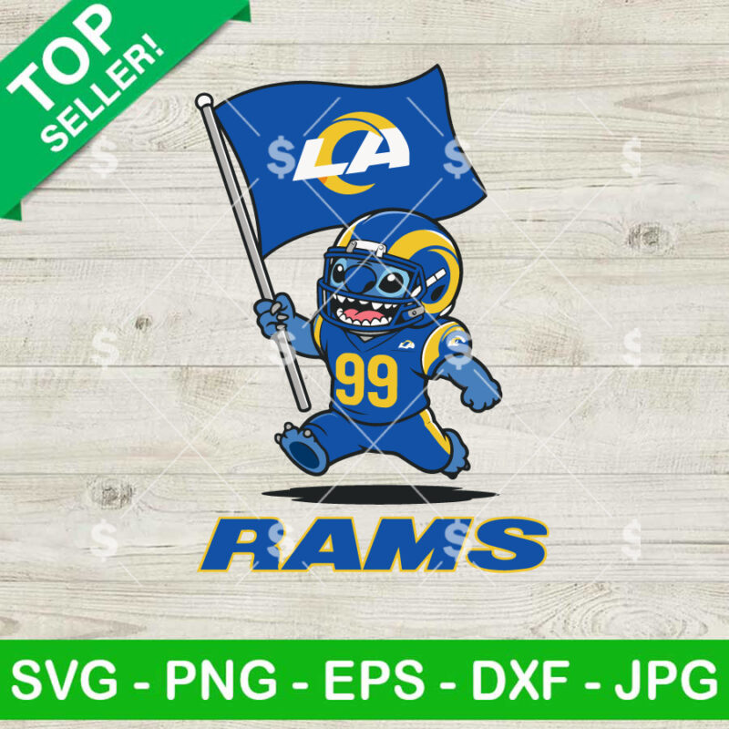 Stitch Los Angeles Rams NFL SVG