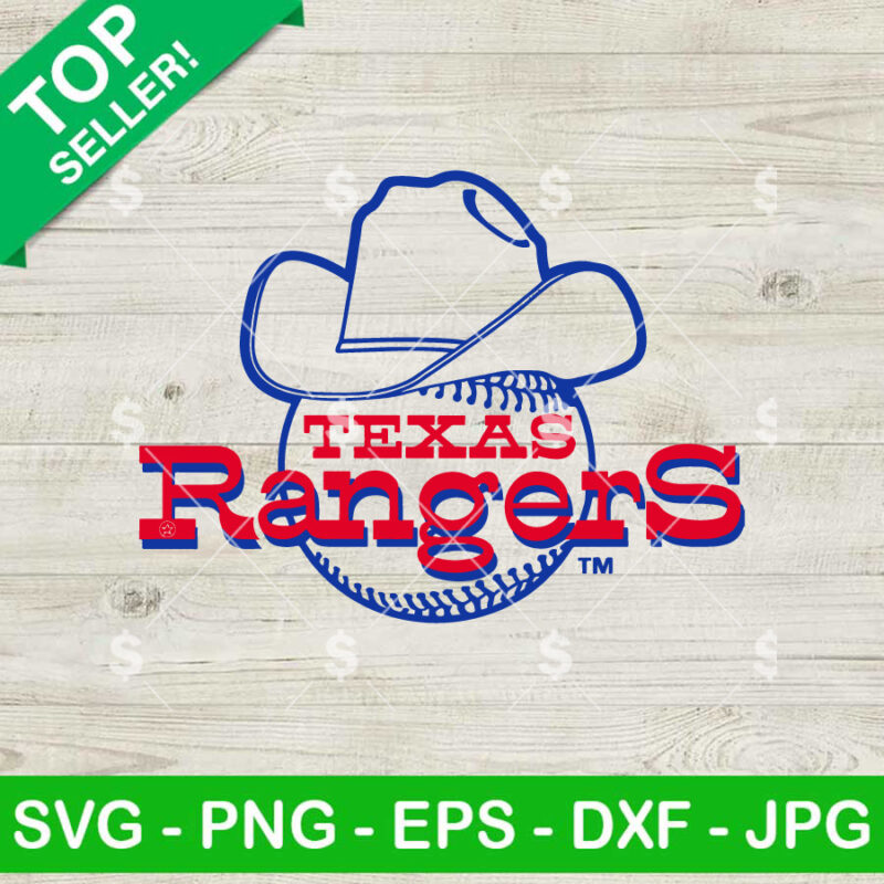 Texas Rangers Vintage Logo SVG