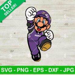Super Mario Baltimore Ravens Football SVG