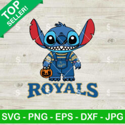 Stitch Chucky KC Royal Baseball SVG