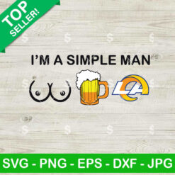 Im A Simple Man La Rams SVG