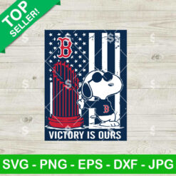 Snoopy Boston Red Sox America Flag SVG