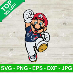 Super Mario Houston Texans SVG