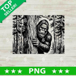 Bigfoot In Forest PNG