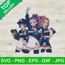 Kpop Demon Hunters Ny Yankees SVG