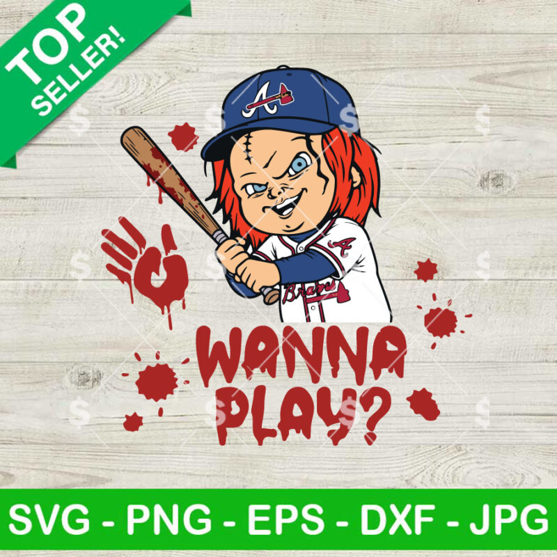 Chucky Atlanta Braves MLB SVG