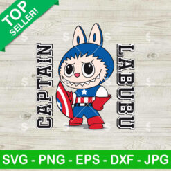 Labubu Captain America SVG