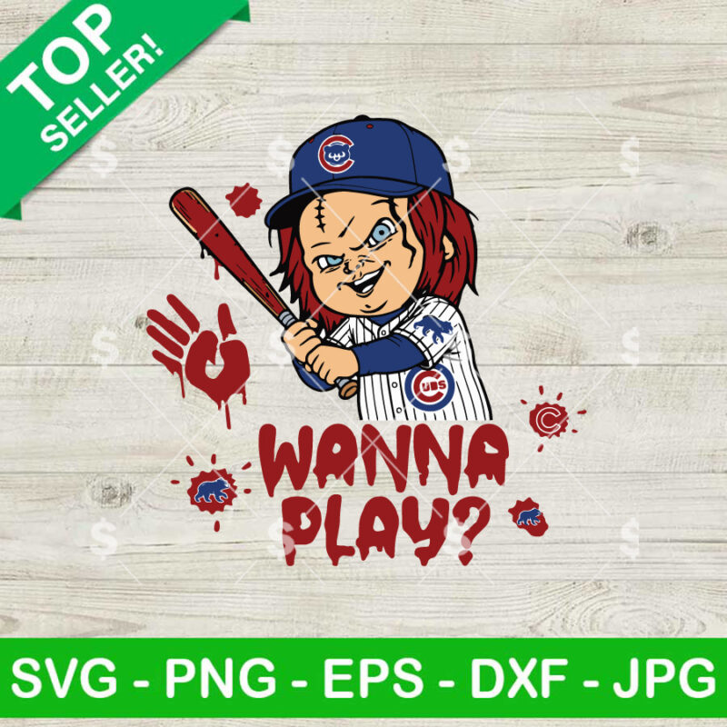 Chucky Chicago Cubs MLB SVG