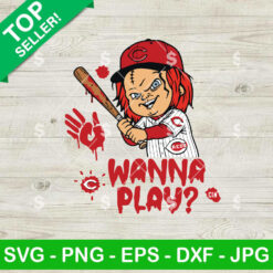 Chucky Cincinnati Reds MLB SVG