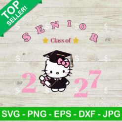 Senior Class Of 2027 Hello Kitty SVG