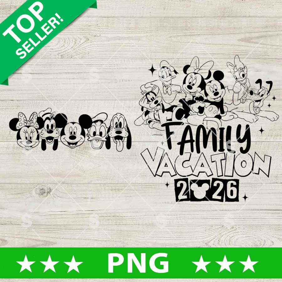 Family Vacation 2026 PNG