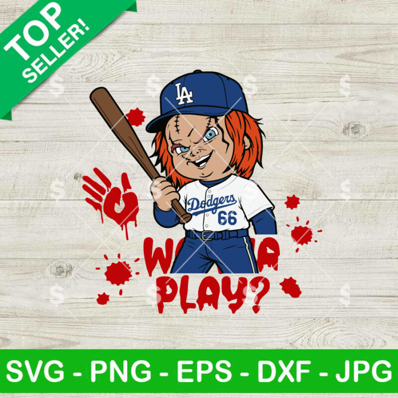 Chucky La Dodgers Baseball SVG