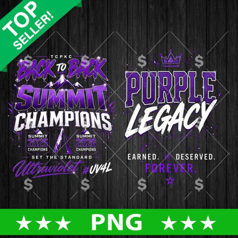 Back To Back Summit Champions Ultraviolet PNG