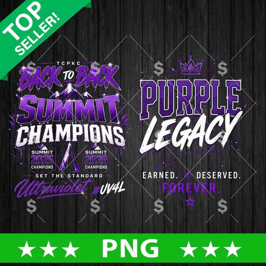 Back To Back Summit Champions Ultraviolet PNG