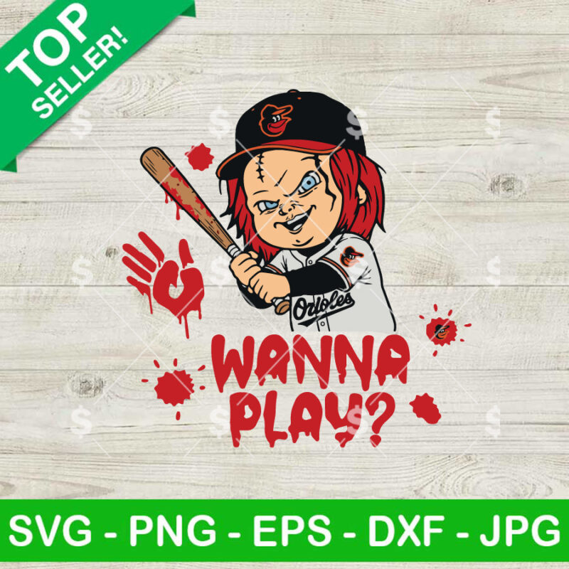 Chucky Baltimore Orioles MLB SVG