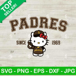 Hello Kitty San Diego Padres SVG